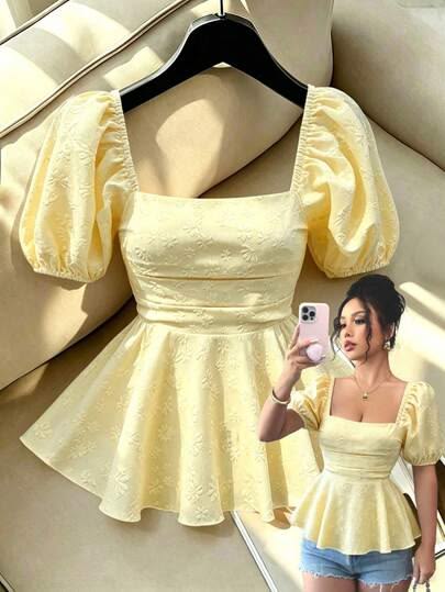 Blusa Manga Bufante
