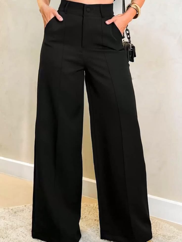 Calça Wide Leg Alfaiataria